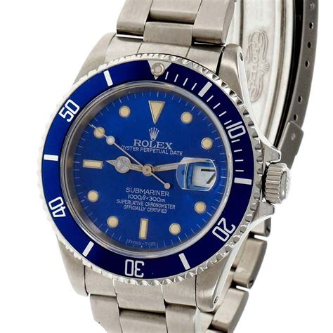 rolex 16610 br|rolex 16610 blue bezel.